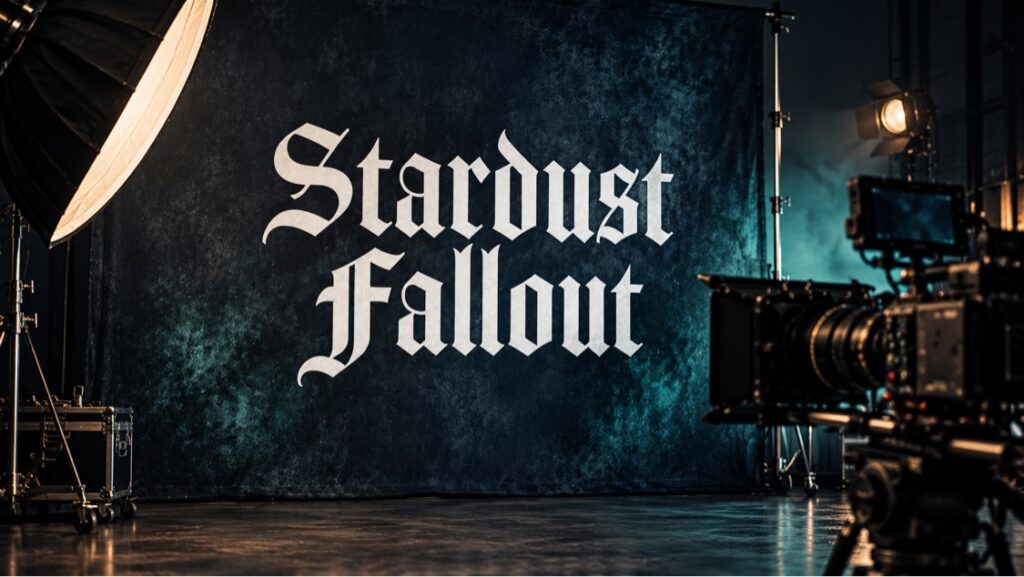 Stardust Fallout photo and video production studio with cinema camera and lighting